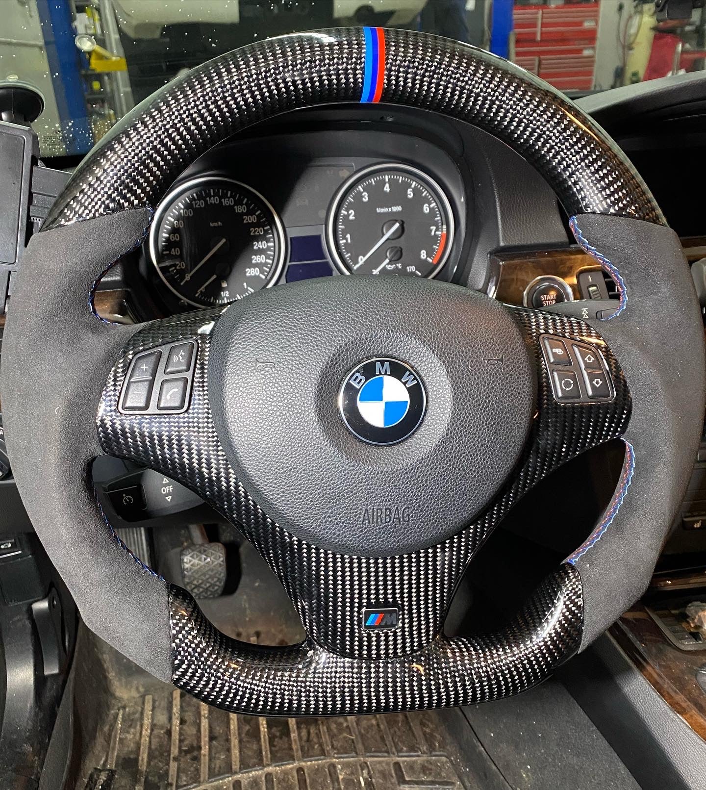 Subrem3 E9X M3 Carbon Steering Wheel